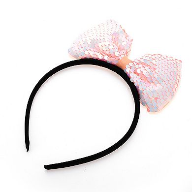 Big Butterfly Sequins Headband for Halloween for Girls 1 Pc