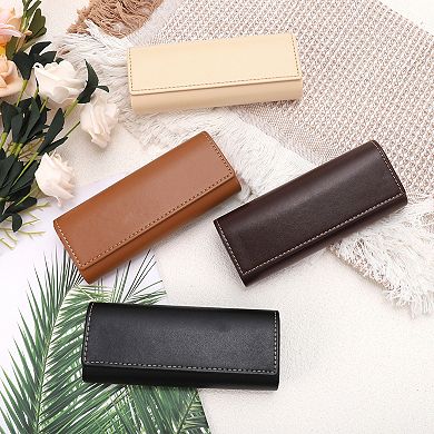 Oval Eyeglasses Case Portable Eyeglasses Storage 6.3"x2.56"x1.38"