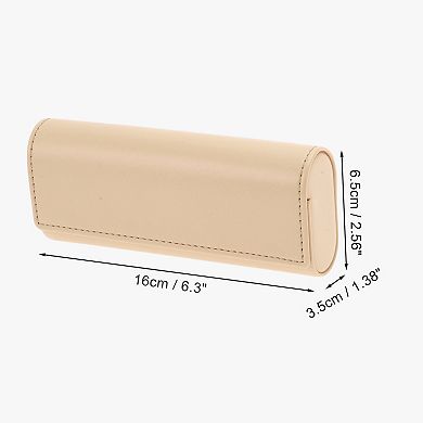 Oval Eyeglasses Case Portable Eyeglasses Storage 6.3"x2.56"x1.38"
