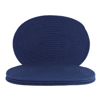 Farmhouse Placemats Set of 4 Cotton Rope Placemats for Dining Table Decor Kitchen Table Mat