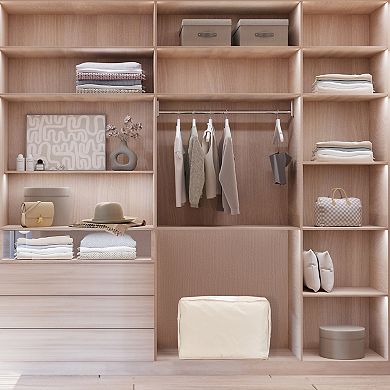 1 Pack Clothes Storage, Moving Bags for Clothes, Comforters, Closet Organizers with Handles