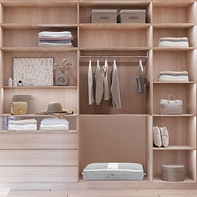 1 Pack Foldable Storage Bags, Clothes Storage, Moving Bags and Closet Organizers with Handles