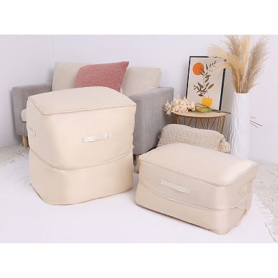 1 Pack Clothes Storage, Storage Bags, Moving Bags, Storage Containers with Handles