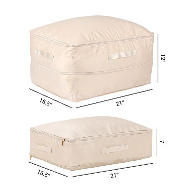 1 Pack Clothes Storage, Storage Bags, Moving Bags, Storage Containers with Handles