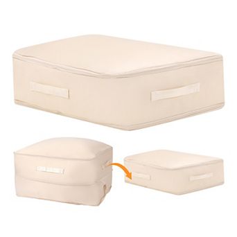 1 Pack Clothes Storage, Storage Bags, Moving Bags, Storage Containers with Handles