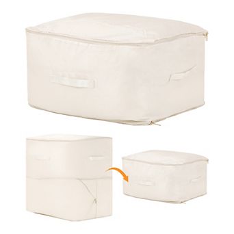 1 Pack Clothes Storage, Storage Bags, Moving Bags, Storage Containers with Handles