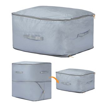 1 Pack Clothes Storage, Storage Bags, Moving Bags, Storage Containers with Handles