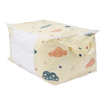 1 Pack Clothes Storage, Storage Bags, Moving Bags, for Organizing Bedroom, Clothing with Handles