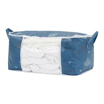 1 Pack Clothes Storage, Storage Bags, Moving Bags, for Organizing Bedroom, Clothing with Handles