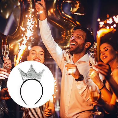 Fashion Crown Sequins Headband for Halloween for Girls 1 Pc