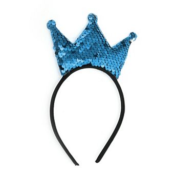 Fashion Crown Sequins Headband for Halloween for Girls 1 pc