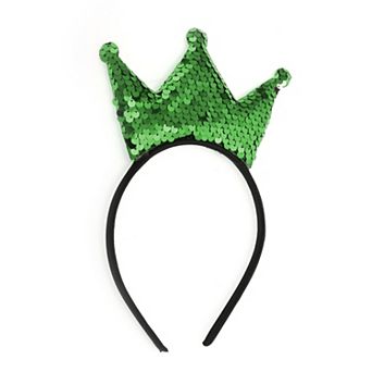 Fashion Crown Sequins Headband for Halloween for Girls 1 pc
