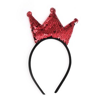 Fashion Crown Sequins Headband for Halloween for Girls 1 pc