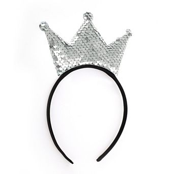 Fashion Crown Sequins Headband for Halloween for Girls 1 pc