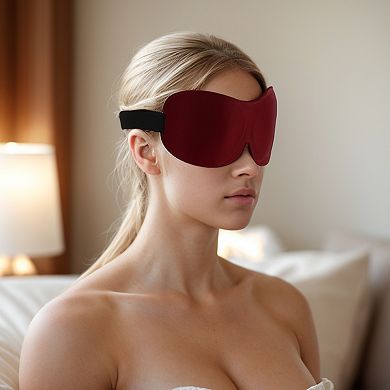 Breathable Magic Tapes 3D Sleep Mask 3D Eye Shade Cover for Rest 1 Pc
