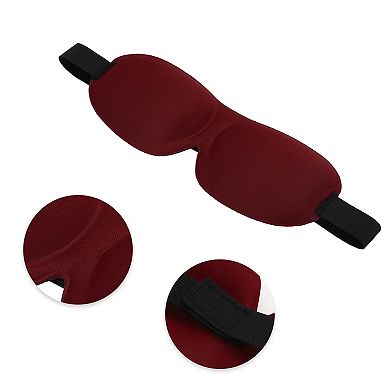 Breathable Magic Tapes 3D Sleep Mask 3D Eye Shade Cover for Rest 1 Pc