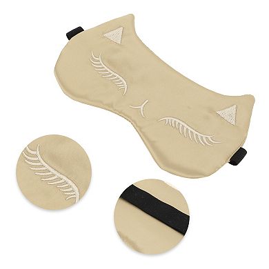 Soft Cartoon Cat Style Sleep Mask Eye Shade Cover for Light for Travel 1 Pc
