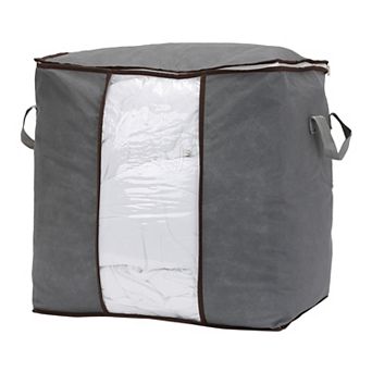 1 Pack Foldable Clothes Storage Bags with Handles, Closet Organizers and Storage