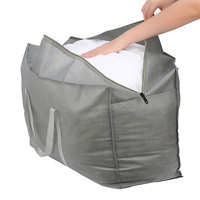 1 Pack Clothes Storage, Storage Bags, Moving Bags for Organizing Closet with Handles