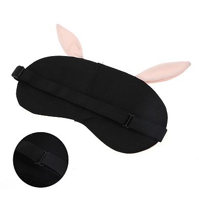 Soft Cartoon Rabbits Sleep Mask Beige Eye Shade Cover for Light ...