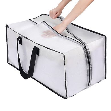 1 Pc Clothes Storage, Storage Bag, Moving Bags for Organizing Blanket, Closet Organizer with Handles