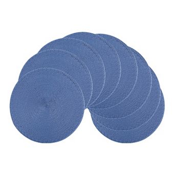 Rustic Placemats Set of 6 Woven Placemats for Dining Table Decor Indoor Outdoor Kitchen Table Mat