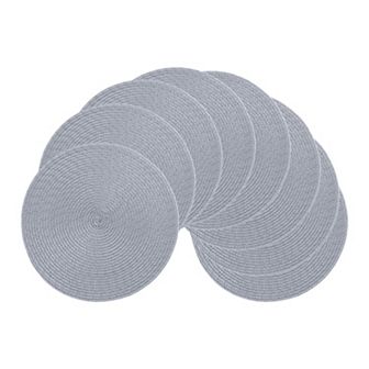 Rustic Placemats Set of 6 Woven Placemats for Dining Table Decor Indoor Outdoor Kitchen Table Mat