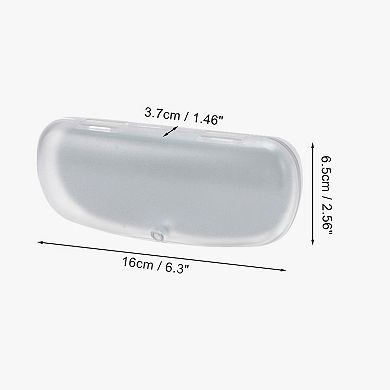 Frosted Eyeglasses Case Portable Eyeglasses Storage 6.3"x2.56"x1.46"