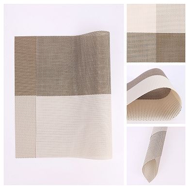 Placemats Set of 8, for Kitchen Dining Table Decor Heat Resistant Table Placemats