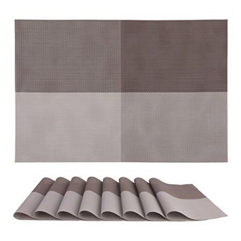 Placemats Set of 8, for Kitchen Dining Table Decor Heat Resistant Table Placemats