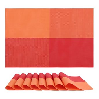 Placemats Set of 8, for Kitchen Dining Table Decor Heat Resistant Table Placemats