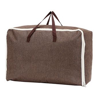 1 Pack Clothes Storage Bags with Handles for Organizing Bedroom, Clothing, Comforter