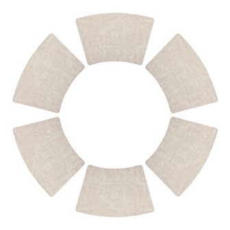 Set of 6 Faux Leather Placemats for Kitchen Dining Table Decor, Heat Resistant Table Placemats