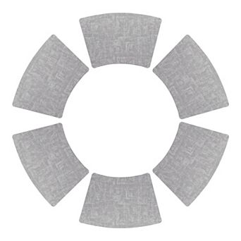 Set of 6 Faux Leather Placemats for Kitchen Dining Table Decor, Heat Resistant Table Placemats