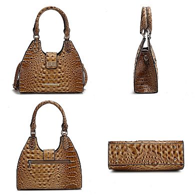 MKF Collection Ava Faux Crocodile-Embossed Women’s Tote by Mia K