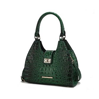 MKF Collection Ava Faux Crocodile-Embossed Women’s Tote by Mia K