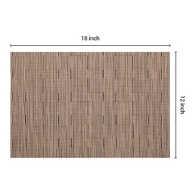 Placemats Set of 6 PVC Placemats for Kitchen Dining Table Decor Table Placemats Table Mat