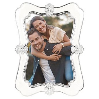 1 pc Picture Frame Pearl Plated Photo Frame with Glass Front for Tabletop Decoration Home