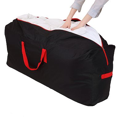 1 Pack Clothes Storage Bags with Handles, Moving Bags for Clothes, Comforters, Closet Organizers