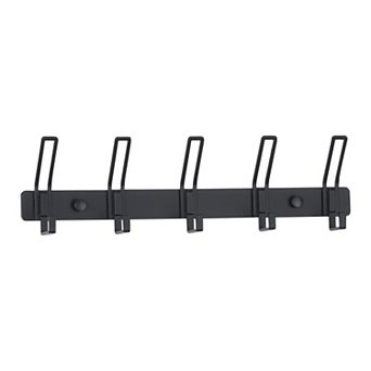 1 Pack Coat Rack Wall Mount, Coat Hook, Hat Rack, Wall Hooks for Hanging with 5 Hooks