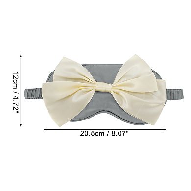 Soft Elastic Bow Sleep Mask Eye Shade Cover for Light for Travel for Rest 1 Pc