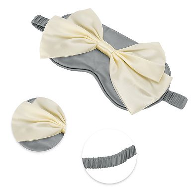 Soft Elastic Bow Sleep Mask Eye Shade Cover for Light for Travel for Rest 1 Pc