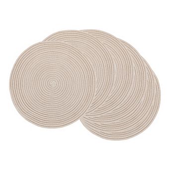 Farmhouse Placemats Set of 6 Woven Placemats for Dining Table Decor Indoor Outdoor Kitchen Table Mat