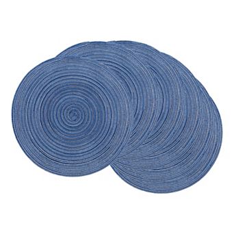 Farmhouse Placemats Set of 6 Woven Placemats for Dining Table Decor Indoor Outdoor Kitchen Table Mat