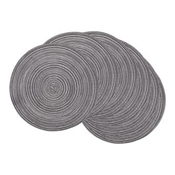 Farmhouse Placemats Set of 6 Woven Placemats for Dining Table Decor Indoor Outdoor Kitchen Table Mat