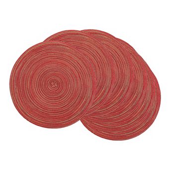 Farmhouse Placemats Set of 6 Woven Placemats for Dining Table Decor Indoor Outdoor Kitchen Table Mat