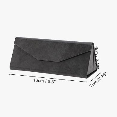 Triangle Folding Eyeglasses Case Eyeglasses Storage 6.3"x2.76"x2.36" 1 Pc