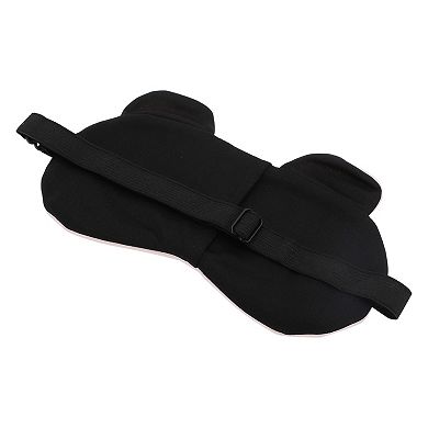 Soft Cartoon Big Teeth Sleep Mask Pink Eye Shade Cover for Travel for Rest 1 Pc