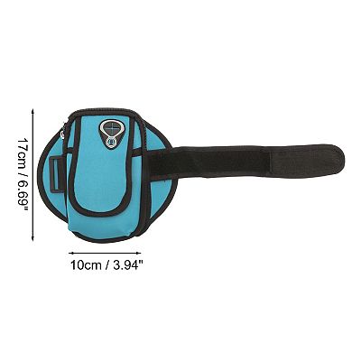 1 Pc Double Pocket Phone Holder Arm Bands for Hiking Gym