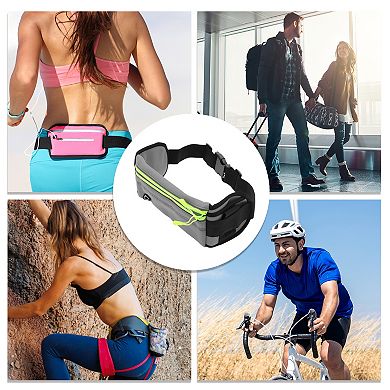 1 Pc Reflective with Zipper Running Waist Pack for Hiking Gym